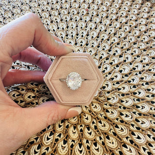 Everleigh Oval Halo Ring