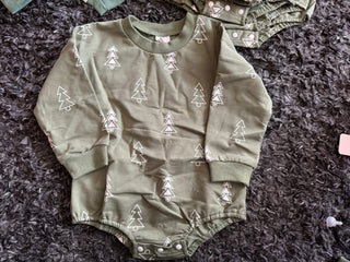 Simple Tree Bubble Romper