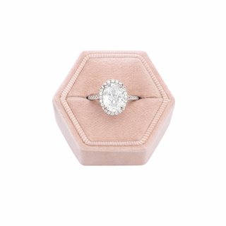Everleigh Oval Halo Ring