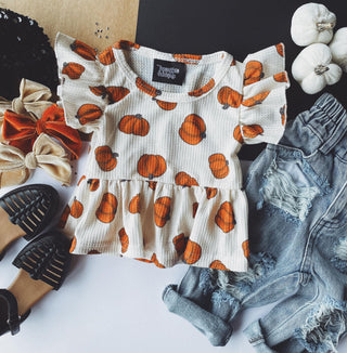 Pumpkin Peplum