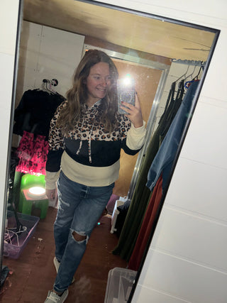 Adult Leopard Hoodie