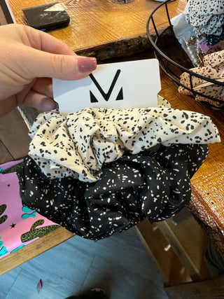 Black Ivory Duo Scrunchie